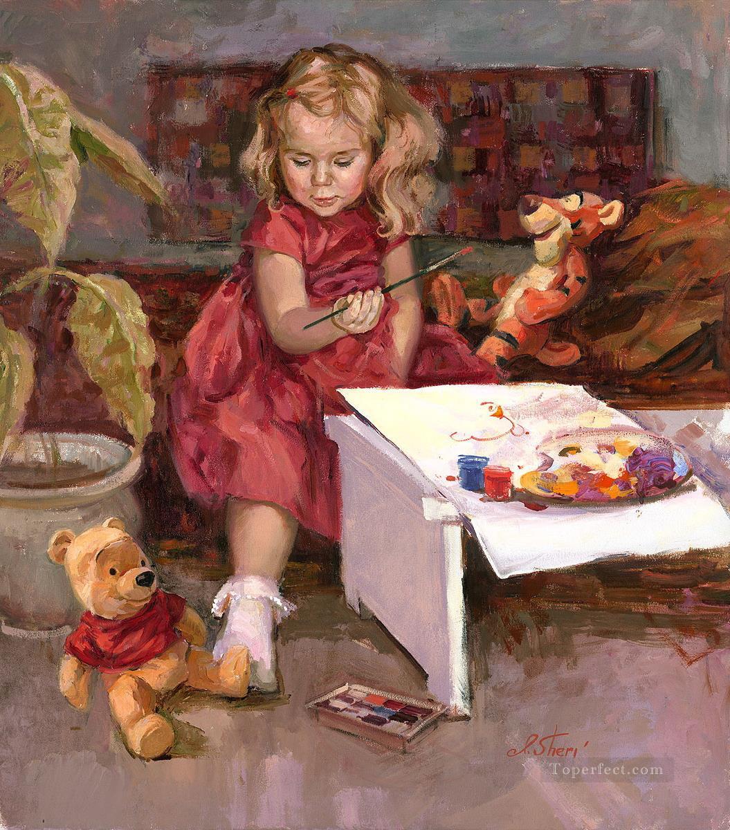 Lovely Girl IS 13 Disney Oil Paintings
